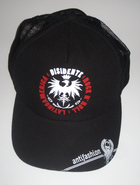 Gorra Disidente. Antifashion. Color Negra