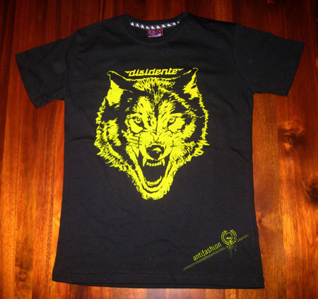 Playera Disidente Lobo Antifashion. Edici�n Limitada