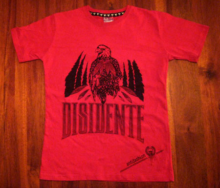 Playera Disidente Tour Antifashion. Edici�n Limitada