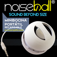 Noiseball® :: Bocina Portátil Recargable Noiseball® :: Bocina Portátil Recargable