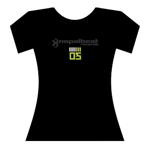 Playera Nopal Beat Records para mujer