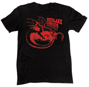 Playera RedLake Circus. Negra Ouroboros