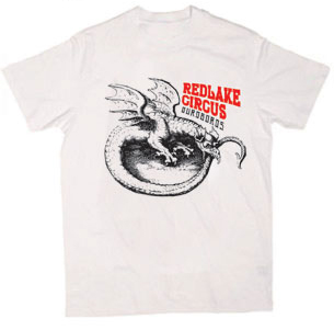 Playera RedLake Circus. Blanca Ouroboros