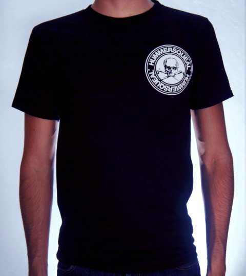 Playera Hummersqueal Logo. Negra