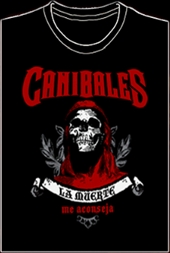 Playera Canibales para Hombre :: Modelo Muerte - Haz click en la imagen para cerrar la ventana