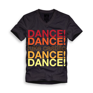 Playera Luke Castillo Hombre Dance! - Haz click en la imagen para cerrar la ventana