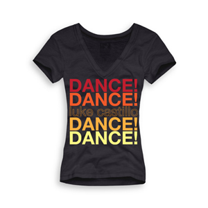 Playera Luke Castillo Mujer Dance! - Haz click en la imagen para cerrar la ventana