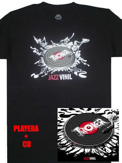 Paquete Troker> Disco Jazz vinil + Playera